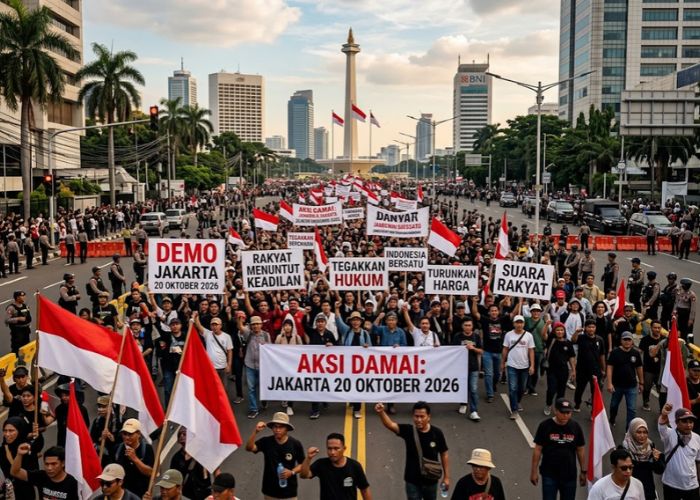 Demo Jakarta Hari Ini 20 Oktober 2026: Cek Titik Aksi dan Jalur yang