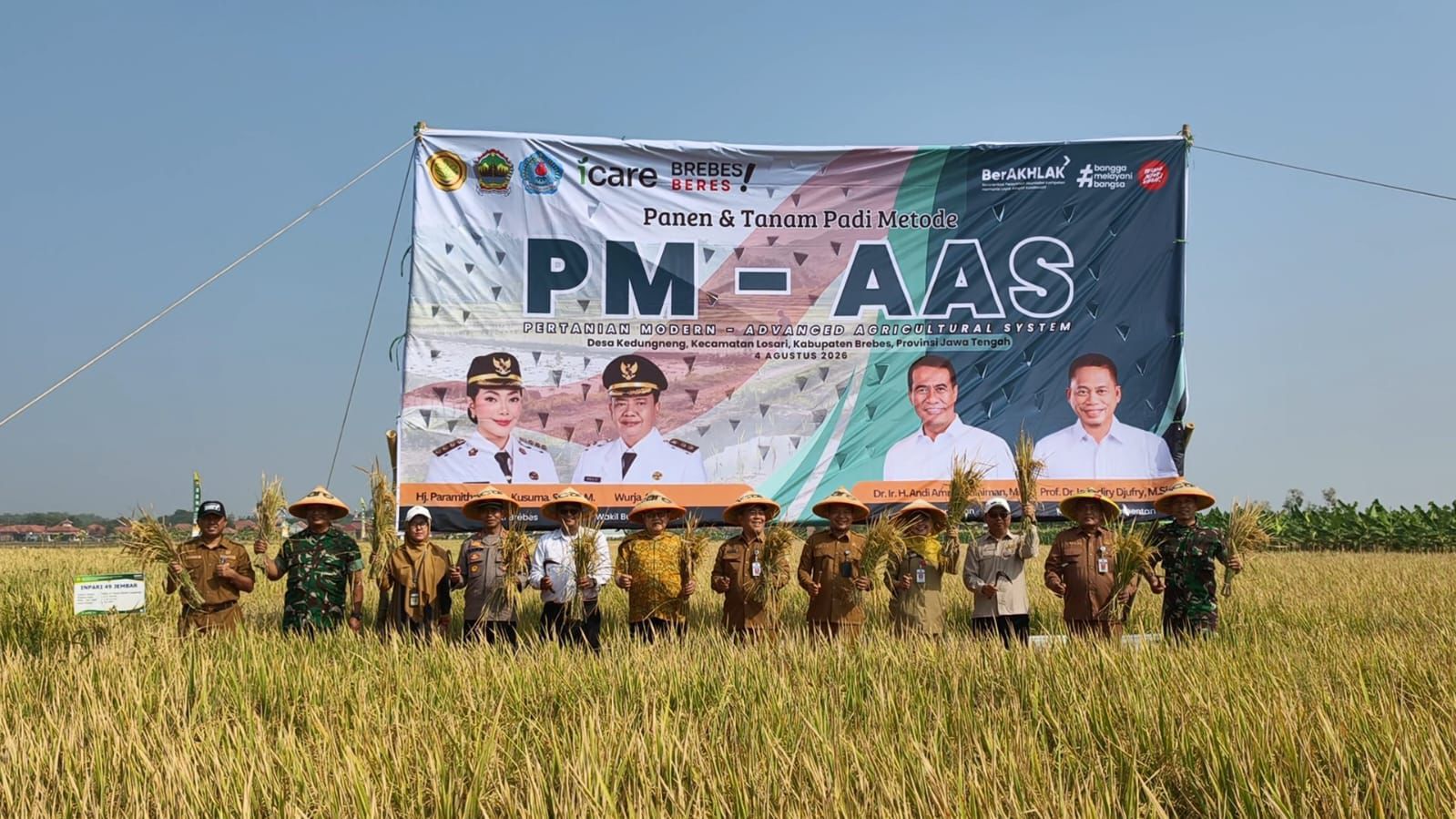 Teknologi Pertanian Modern AAS Kementan Dongkrak Produktivitas Padi 63 Persen, Tembus 10,34 Ton