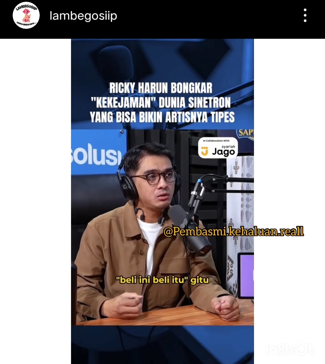 Sinetron Ricky Harun Mantan Pemain Sinetron, Ricky Harun Bongkar Sadisnya Ketika Menjalani ...