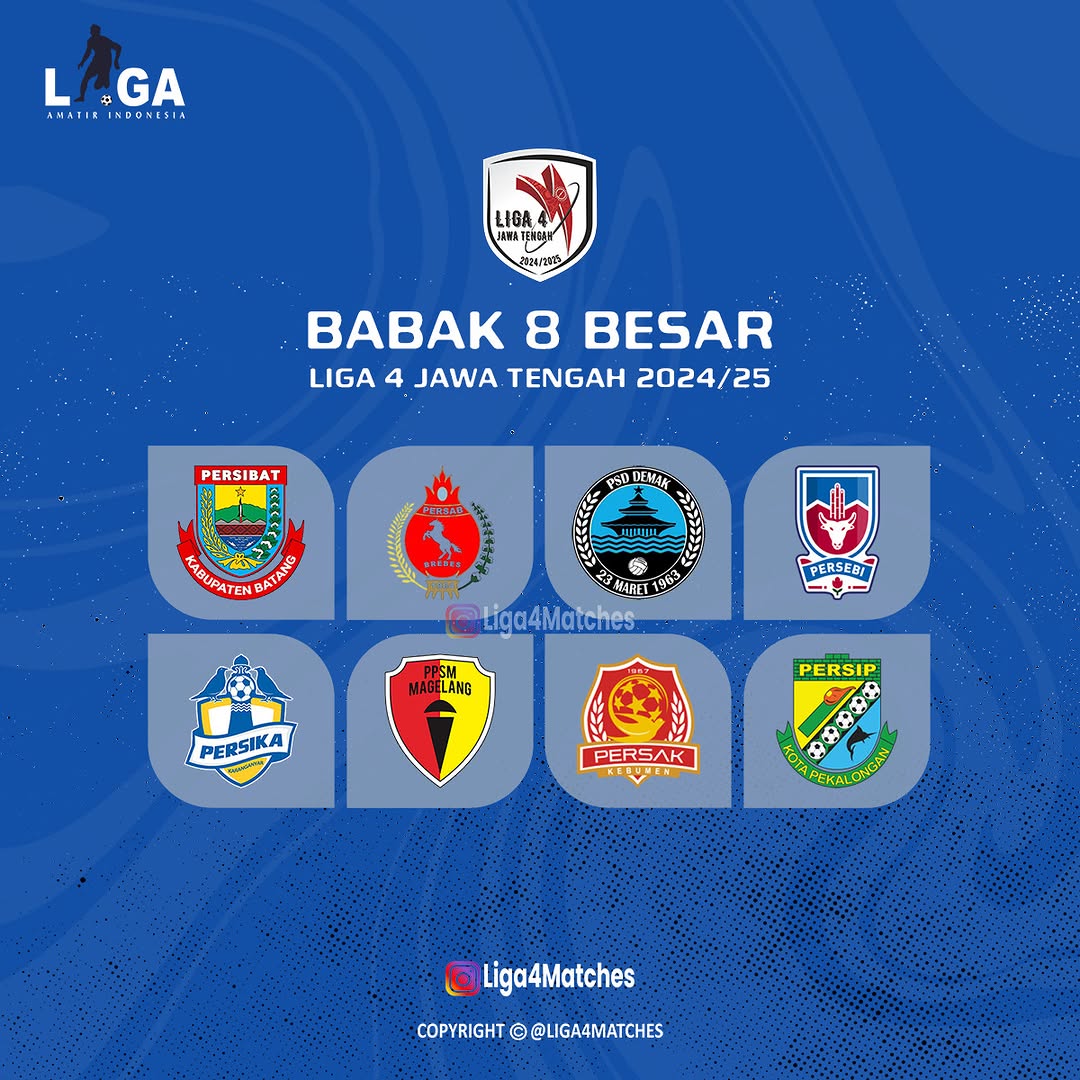 UPDATE BABAK 8 BESAR LIGA 4 JATENG 2025: Format Jadwal dan Prediksi ...